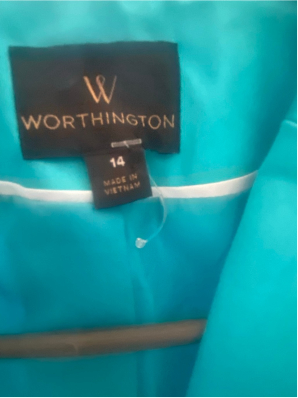Women's Worthington Teal & Green skirt Set Size 14 - Picture 2 of 12